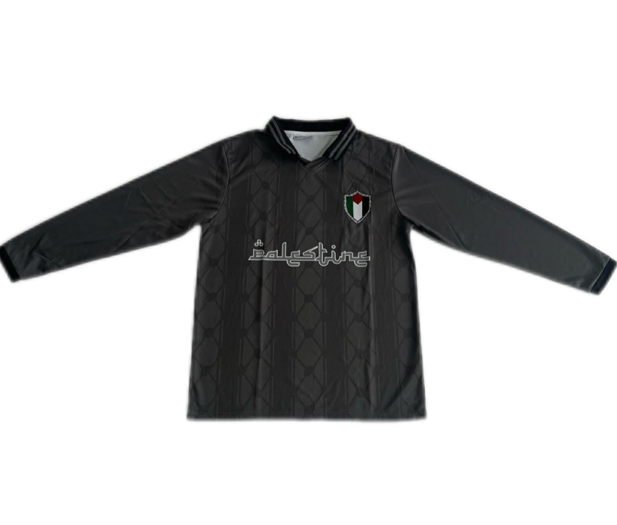 long sleeve gray palestine jersey